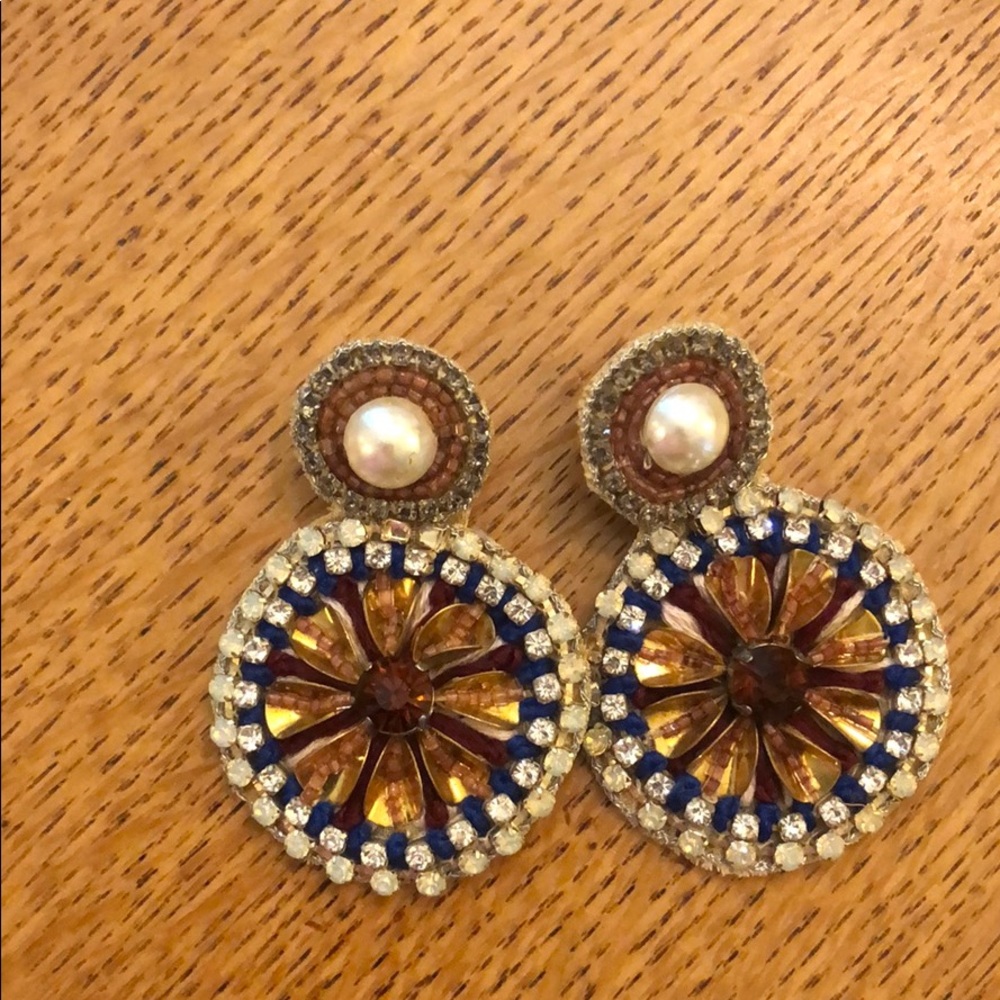 Jeweled earrings